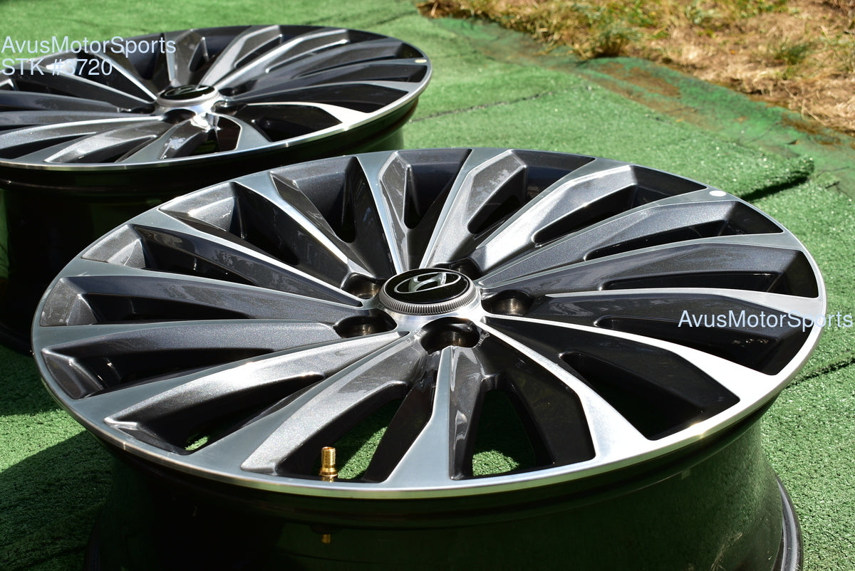 Hyundai 20x7.5 Palisade Caligraphy GREY Wheel OEM Rim Factory Stock 2023-2024