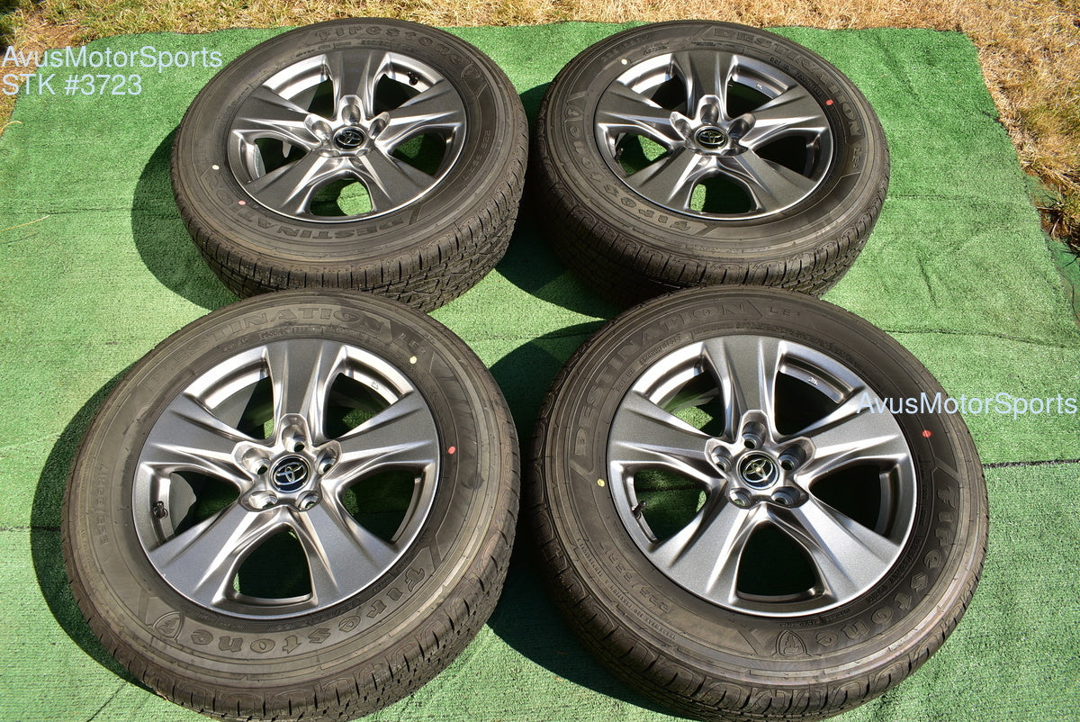 17" Toyota Rav4 XLE OEM Factory Wheels and tires 2025 2023 2024