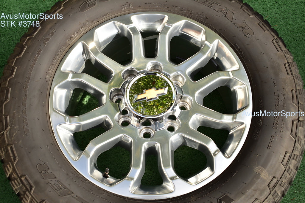 20" Chevy Silverado 2500 3500 LTZ Polished OEM WHEELS TIRES GMC Sierra
