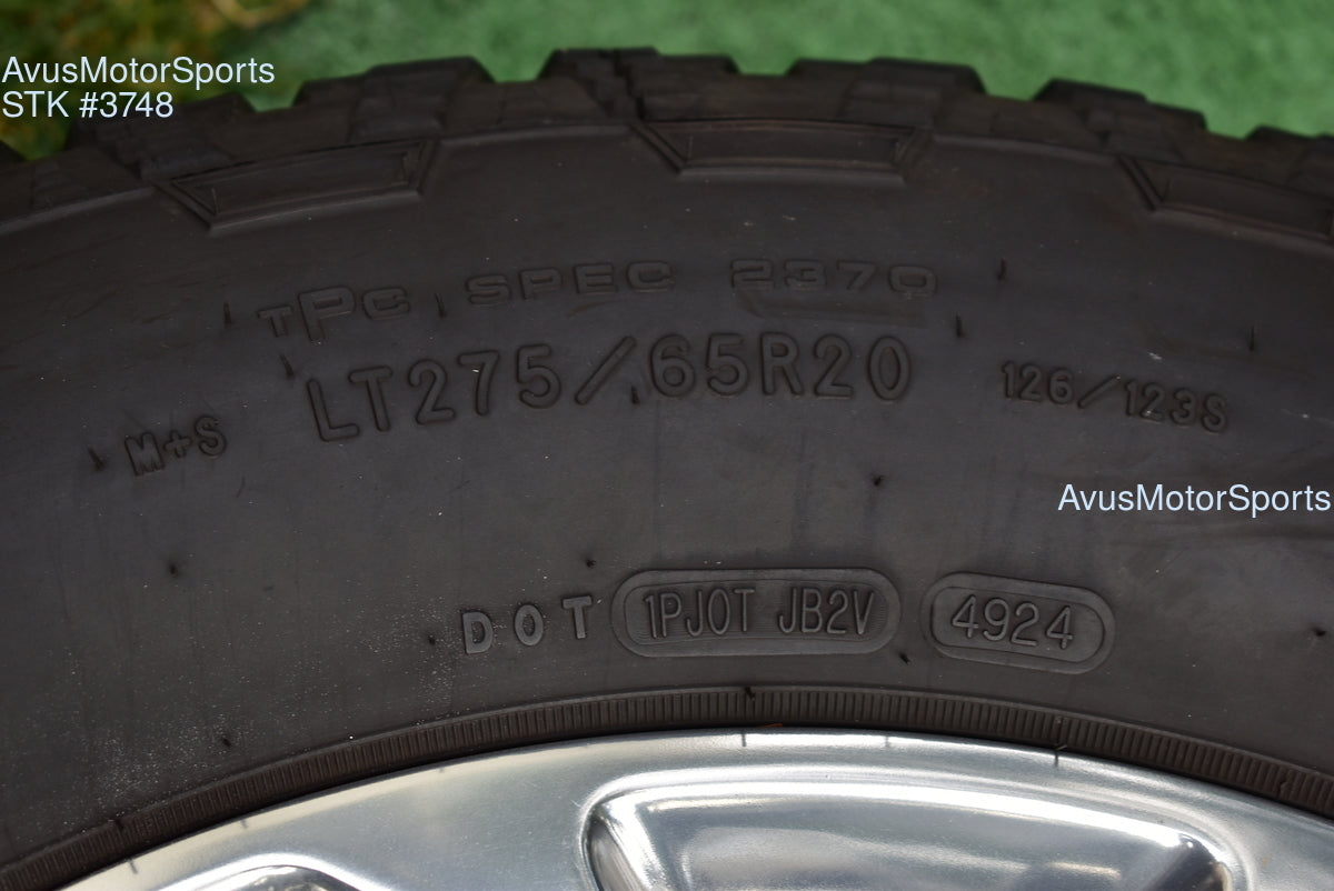 20" Chevy Silverado 2500 3500 LTZ Polished OEM WHEELS TIRES GMC Sierra