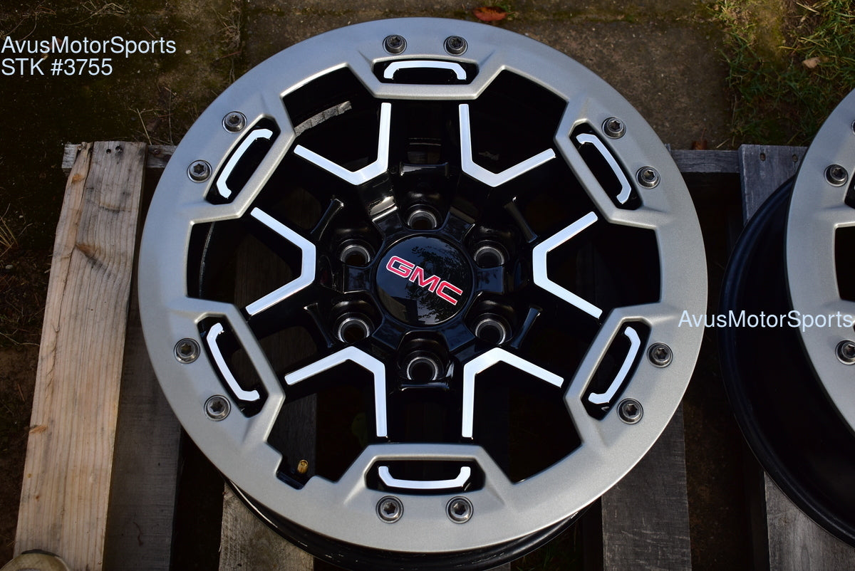 17" GMC Canyon AT4X OEM Beadlock WHEELS Factory Chevy Colorado 2025 2024 2023