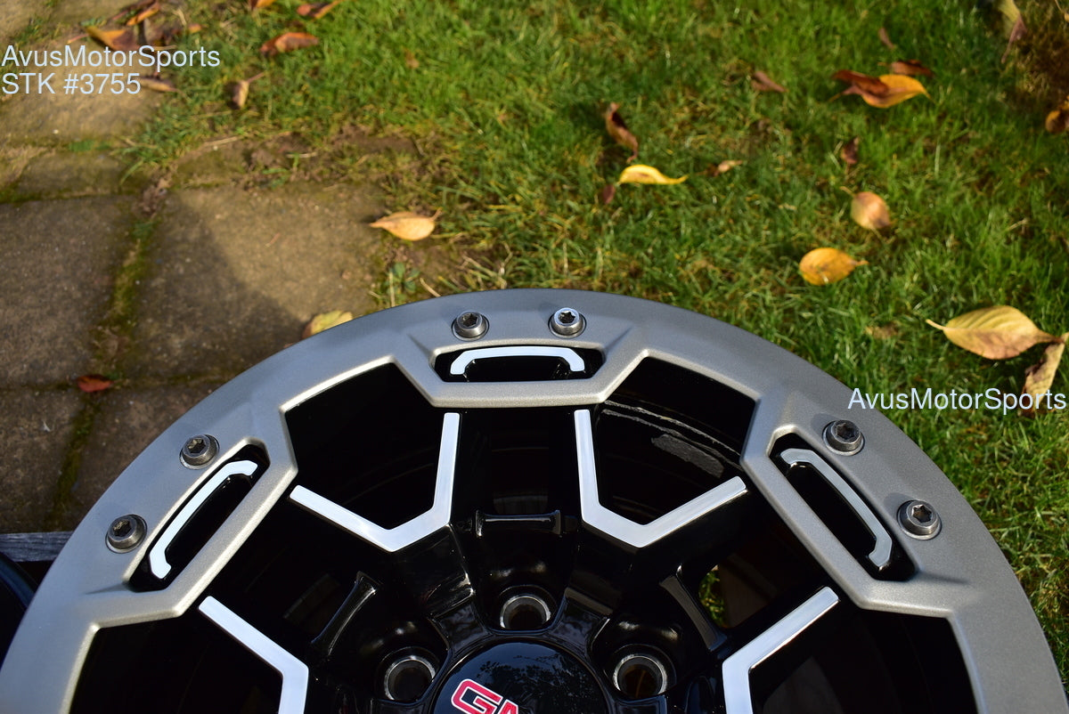 17" GMC Canyon AT4X OEM Beadlock WHEELS Factory Chevy Colorado 2025 2024 2023