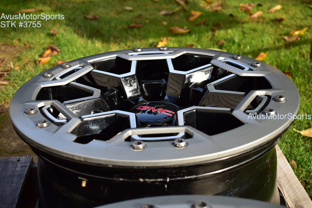 17" GMC Canyon AT4X OEM Beadlock WHEELS Factory Chevy Colorado 2025 2024 2023