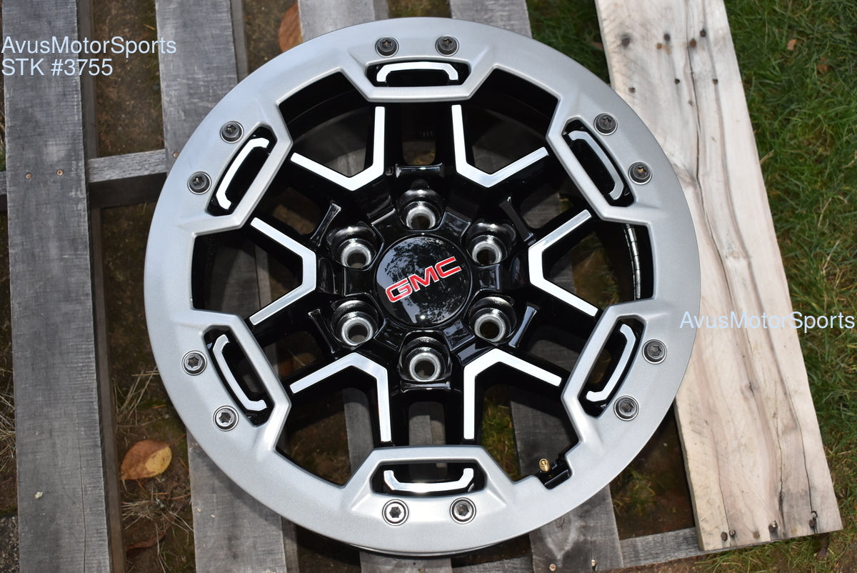 17" GMC Canyon AT4X OEM Beadlock WHEELS Factory Chevy Colorado 2025 2024 2023