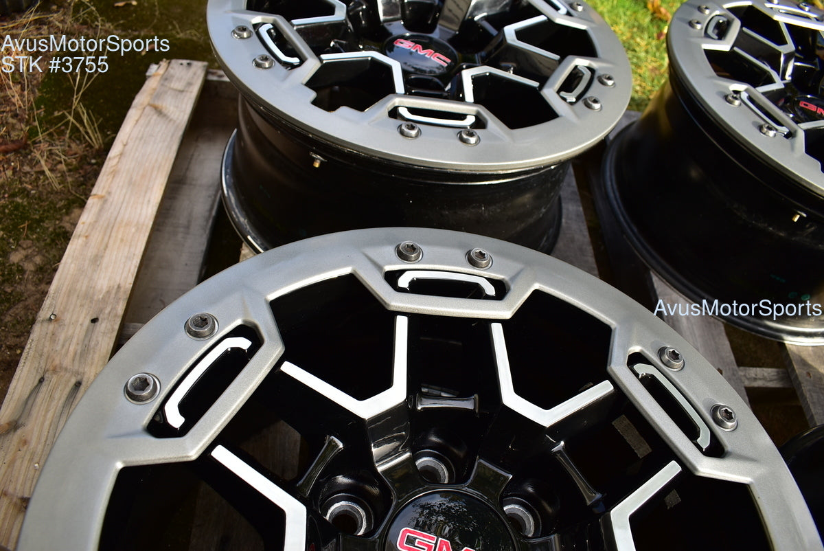 17" GMC Canyon AT4X OEM Beadlock WHEELS Factory Chevy Colorado 2025 2024 2023