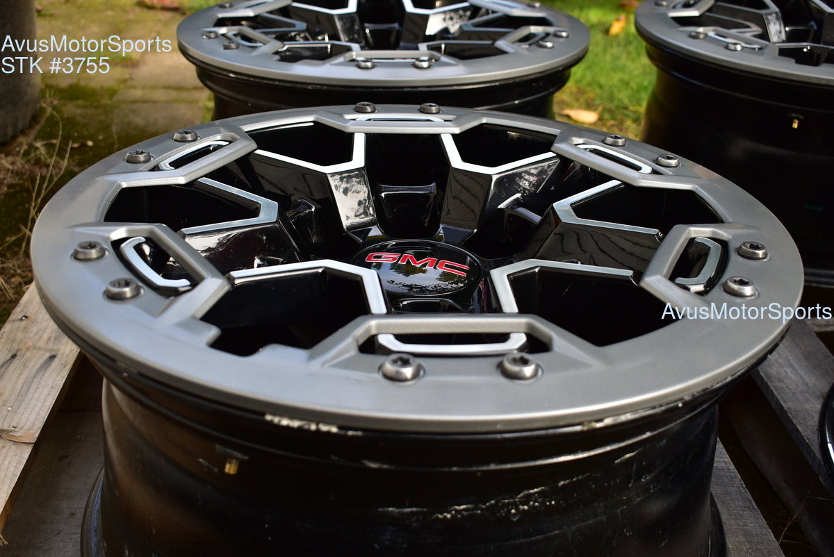 17" GMC Canyon AT4X OEM Beadlock WHEELS Factory Chevy Colorado 2025 2024 2023