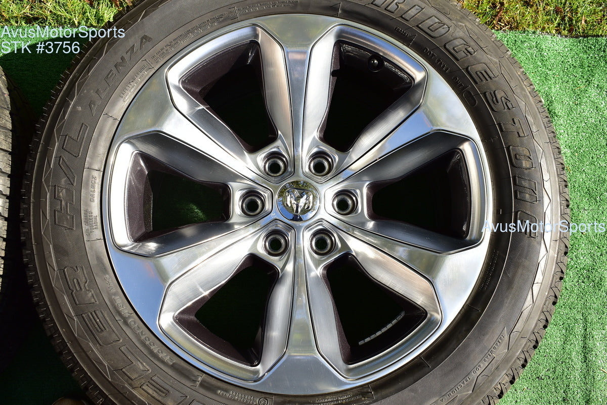 20" Ram 1500 Limited OEM Factory Wheels Dodge Tires Jeep Grand Wagoneer