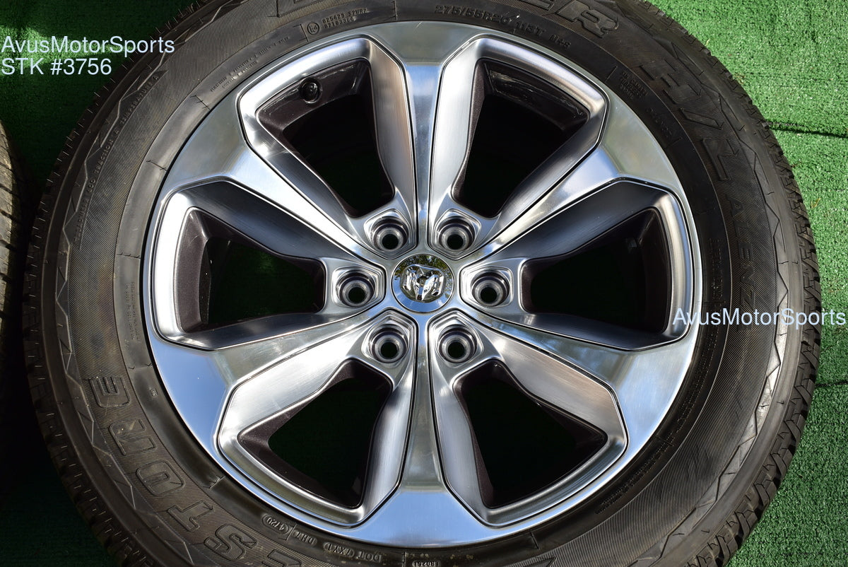 20" Ram 1500 Limited OEM Factory Wheels Dodge Tires Jeep Grand Wagoneer
