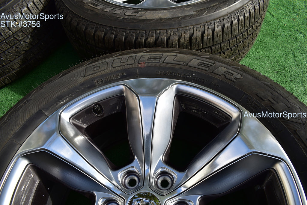 20" Ram 1500 Limited OEM Factory Wheels Dodge Tires Jeep Grand Wagoneer