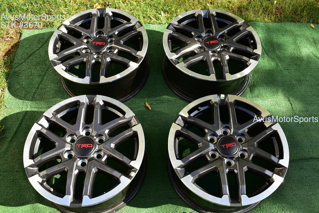 18" TOYOTA TACOMA TRD Sport  OEM FACTORY WHEELS Tires Land Cruiser Tundra 2025