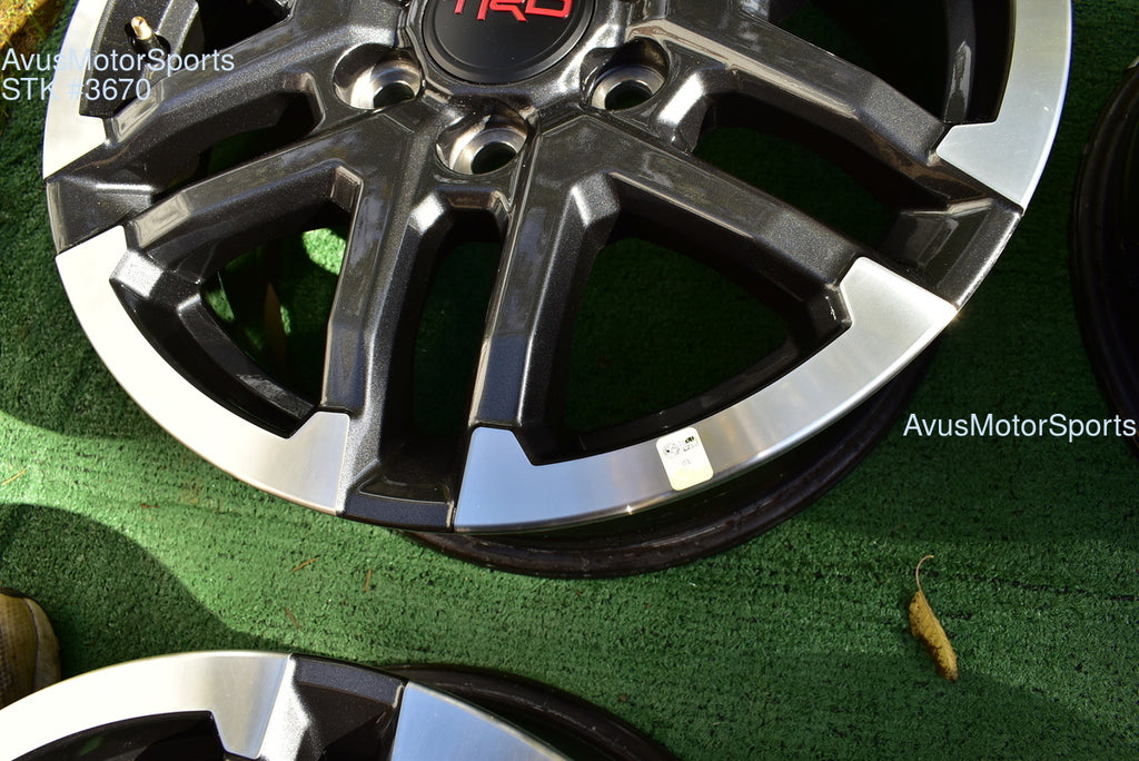 18" TOYOTA TACOMA TRD Sport  OEM FACTORY WHEELS Tires Land Cruiser Tundra 2025