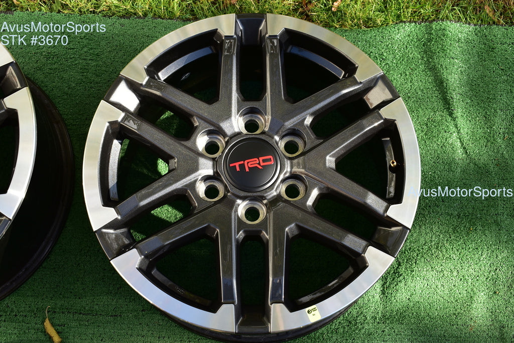 18" TOYOTA TACOMA TRD Sport  OEM FACTORY WHEELS Tires Land Cruiser Tundra 2025
