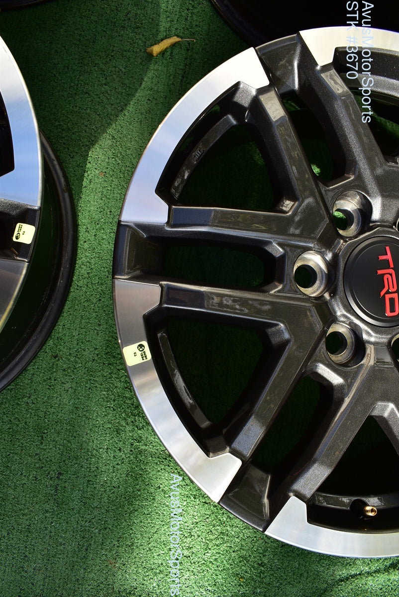 18" TOYOTA TACOMA TRD Sport  OEM FACTORY WHEELS Tires Land Cruiser Tundra 2025