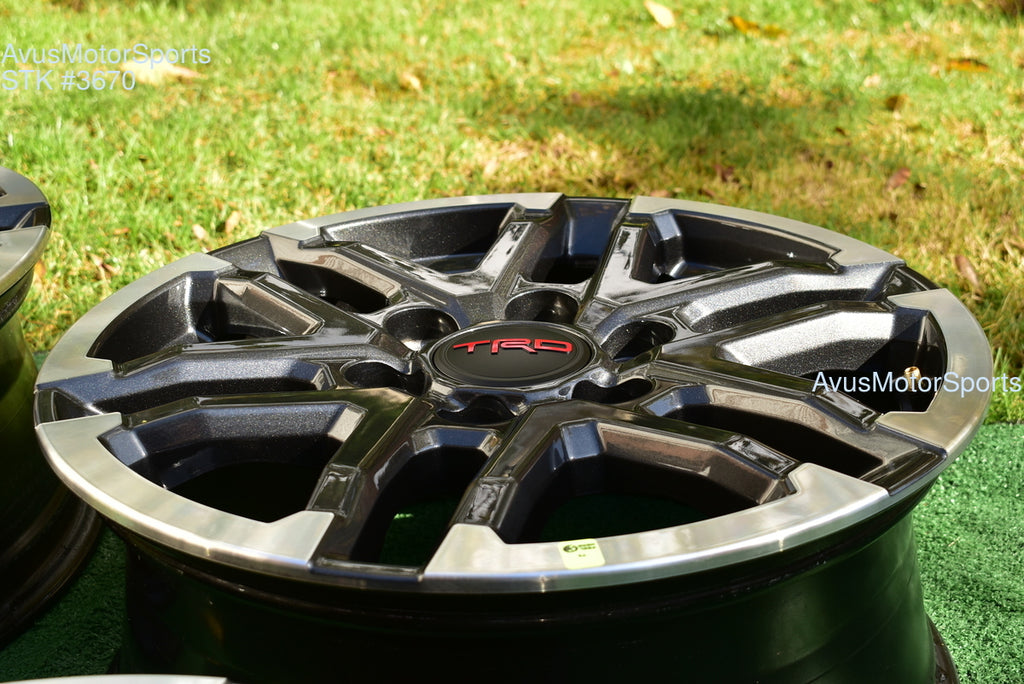 18" TOYOTA TACOMA TRD Sport  OEM FACTORY WHEELS Tires Land Cruiser Tundra 2025