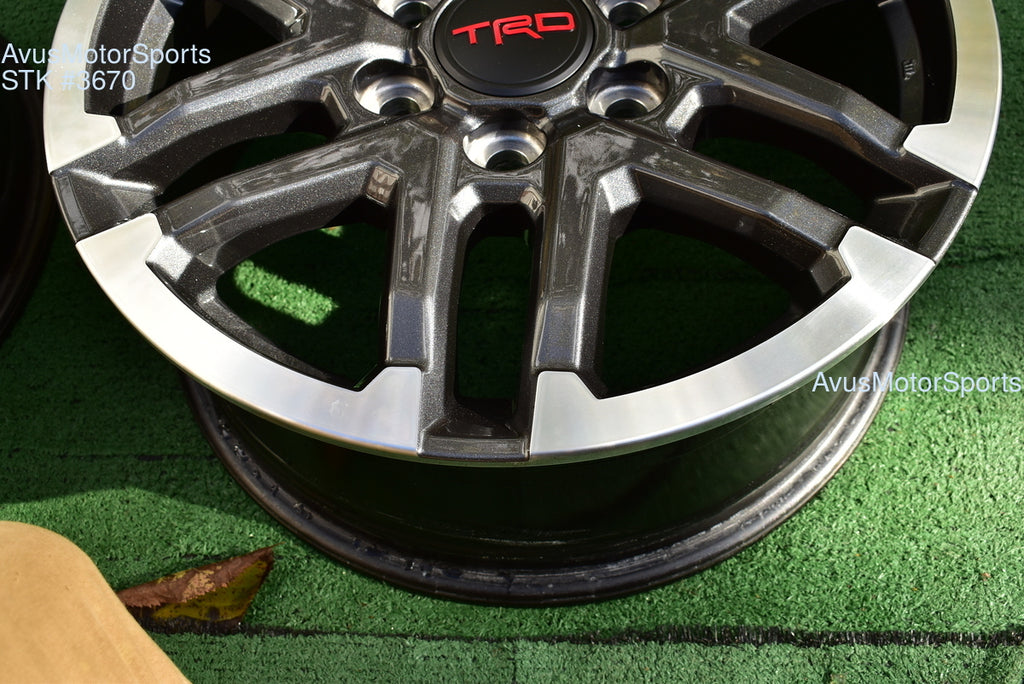 18" TOYOTA TACOMA TRD Sport  OEM FACTORY WHEELS Tires Land Cruiser Tundra 2025