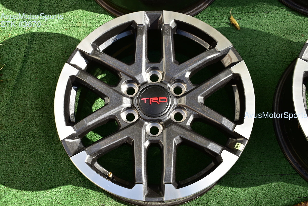 18" TOYOTA TACOMA TRD Sport  OEM FACTORY WHEELS Tires Land Cruiser Tundra 2025