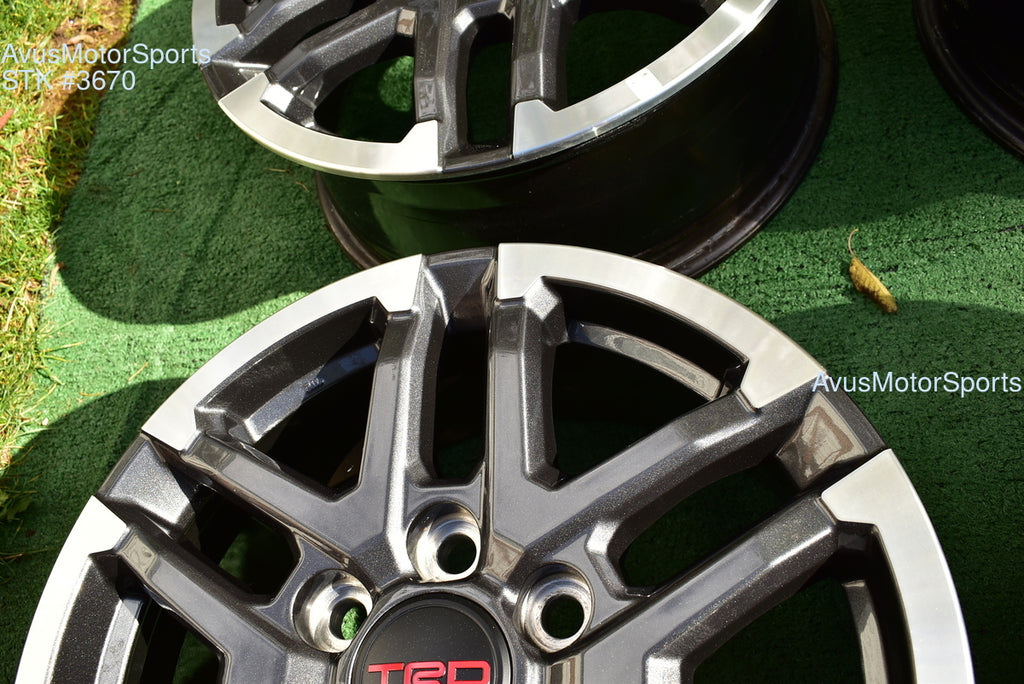 18" TOYOTA TACOMA TRD Sport  OEM FACTORY WHEELS Tires Land Cruiser Tundra 2025