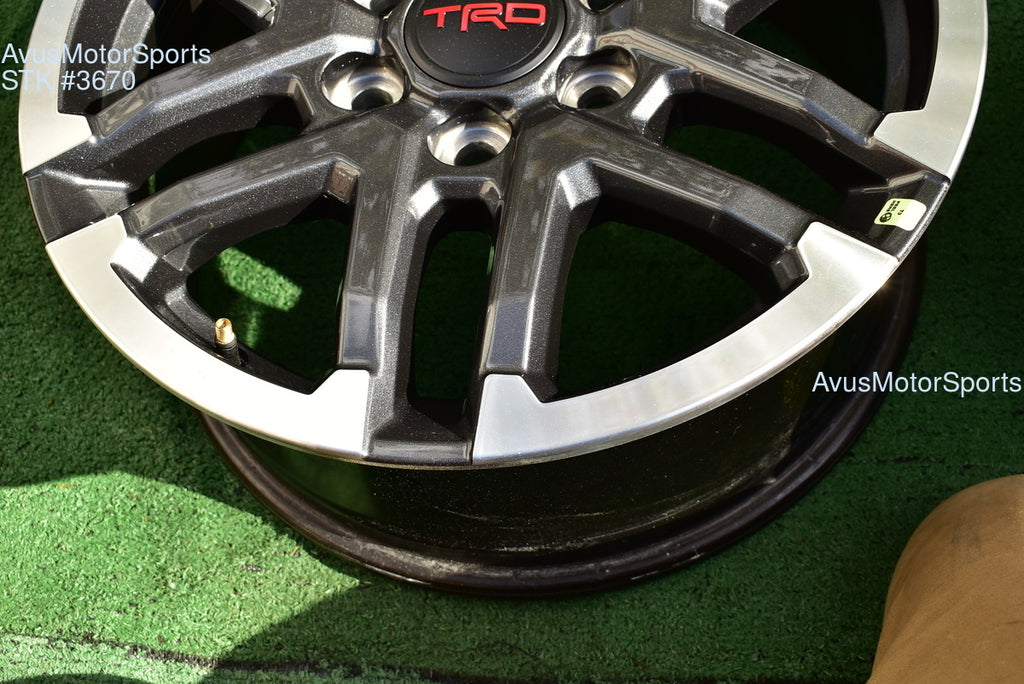 18" TOYOTA TACOMA TRD Sport  OEM FACTORY WHEELS Tires Land Cruiser Tundra 2025