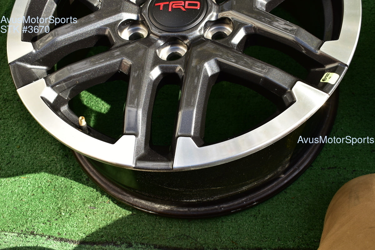 18" TOYOTA TACOMA TRD Sport  OEM FACTORY WHEELS Tires Land Cruiser Tundra 2025