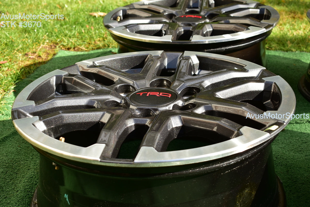 18" TOYOTA TACOMA TRD Sport  OEM FACTORY WHEELS Tires Land Cruiser Tundra 2025