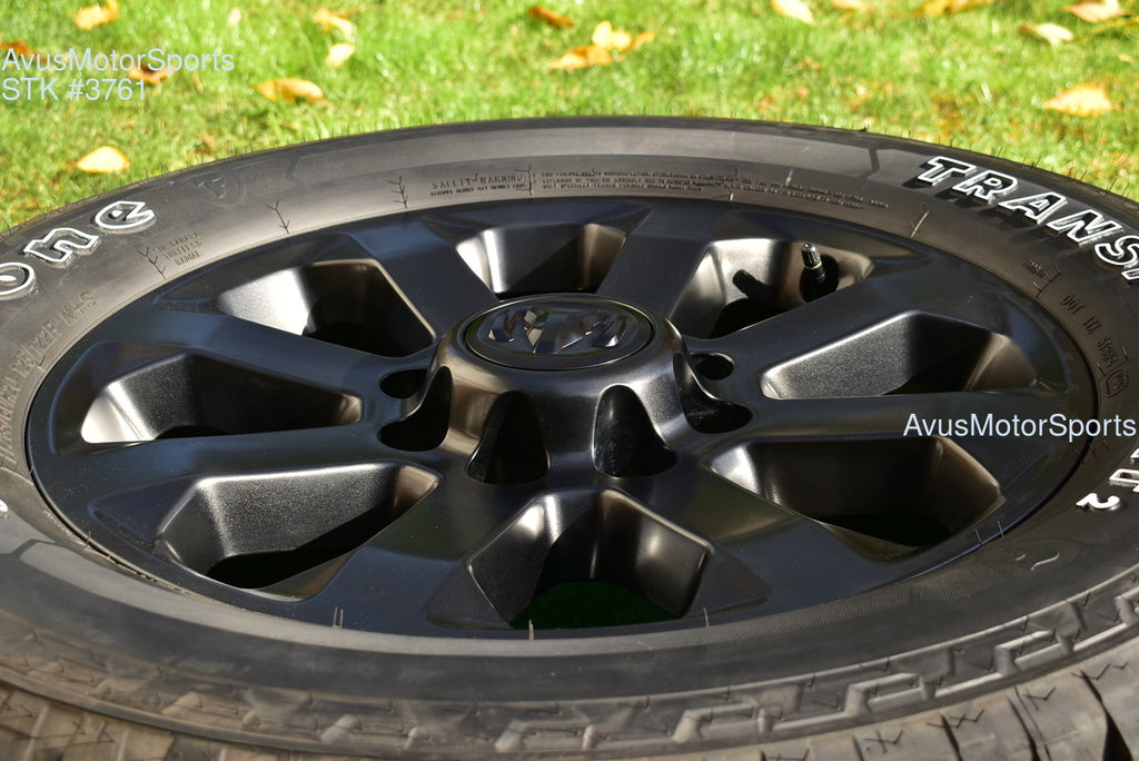 20" Dodge Ram 2500 3500 Midnight Edition OEM Factory Black Wheels Tire 2025 2024