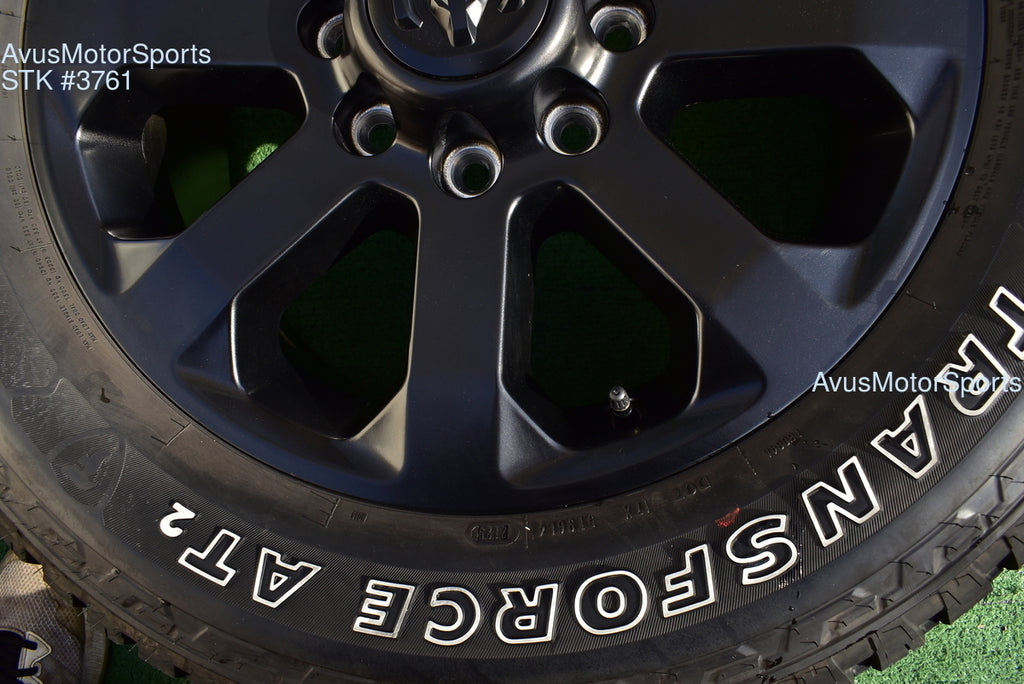 20" Dodge Ram 2500 3500 Midnight Edition OEM Factory Black Wheels Tire 2025 2024