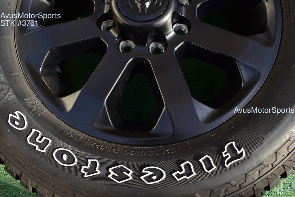 20" Dodge Ram 2500 3500 Midnight Edition OEM Factory Black Wheels Tire 2025 2024
