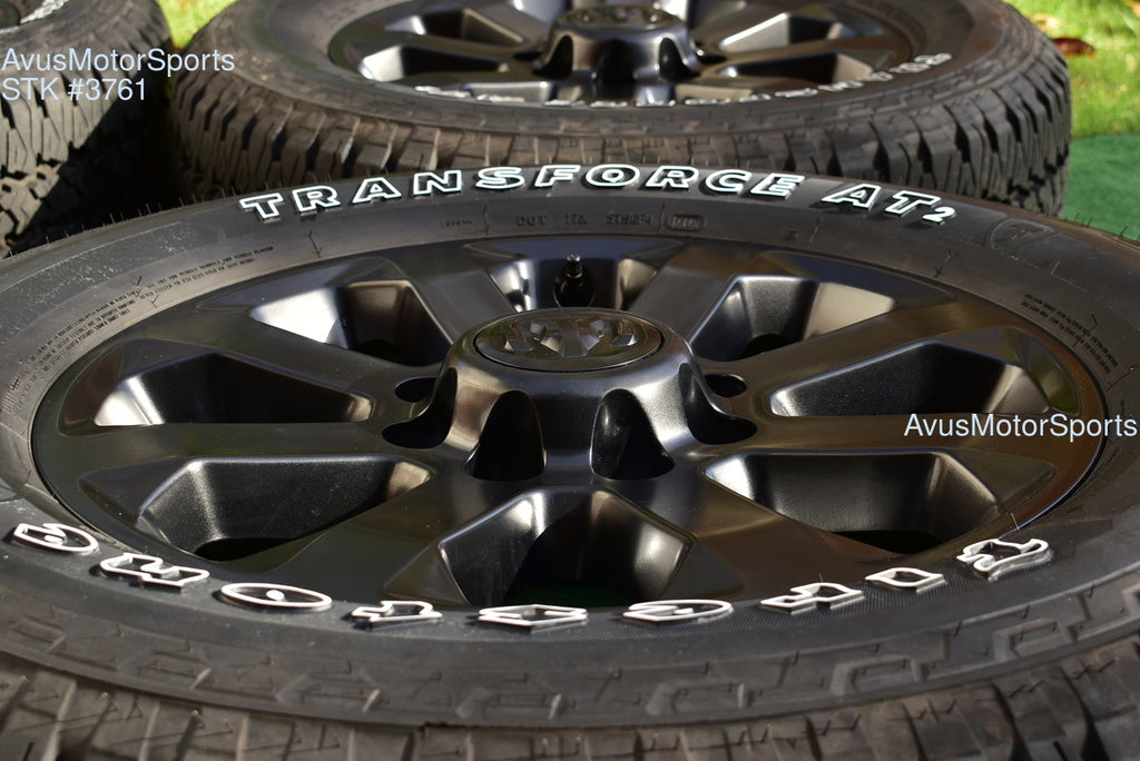 20" Dodge Ram 2500 3500 Midnight Edition OEM Factory Black Wheels Tire 2025 2024