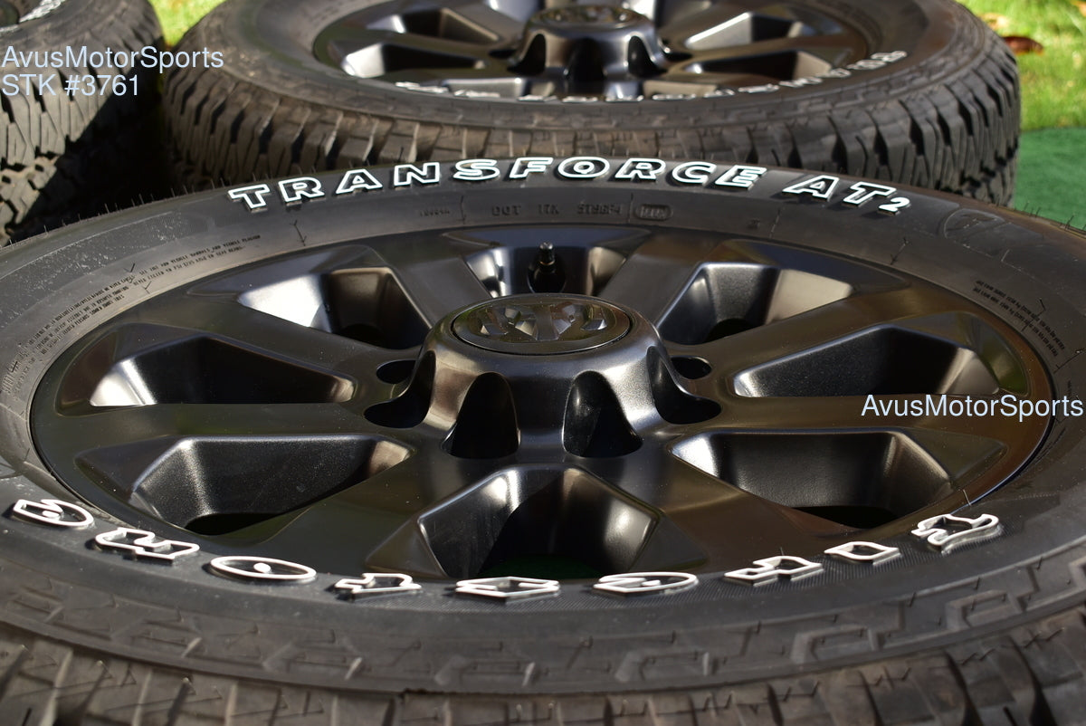 20" Dodge Ram 2500 3500 Midnight Edition OEM Factory Black Wheels Tire 2025 2024