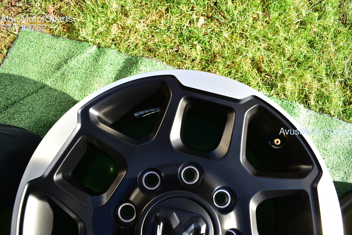 18" Dodge Ram 2500 3500 Laramie OEM Factory Wheels Black 2025 2026