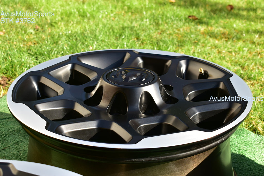 18" Dodge Ram 2500 3500 Laramie OEM Factory Wheels Black 2025 2026