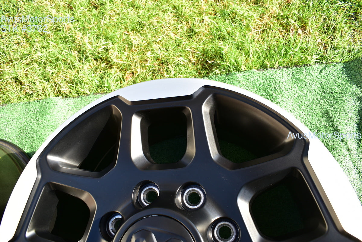 18" Dodge Ram 2500 3500 Laramie OEM Factory Wheels Black 2025 2026