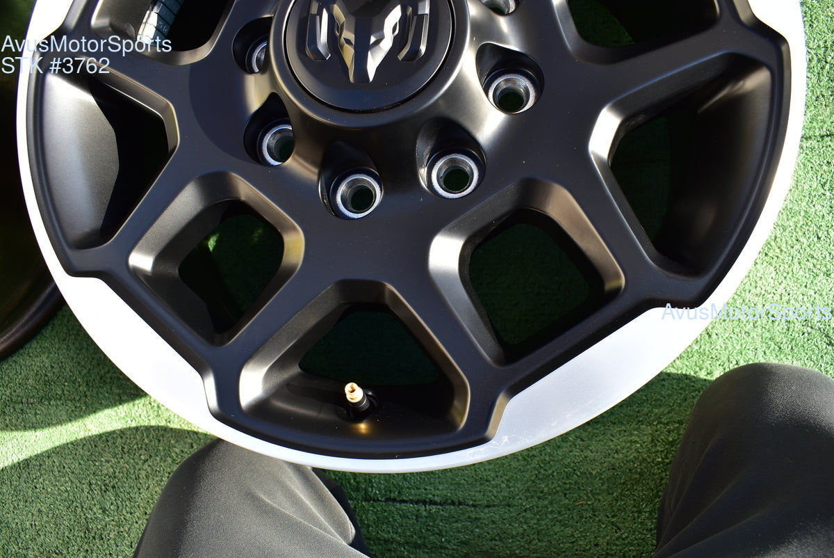 18" Dodge Ram 2500 3500 Laramie OEM Factory Wheels Black 2025 2026