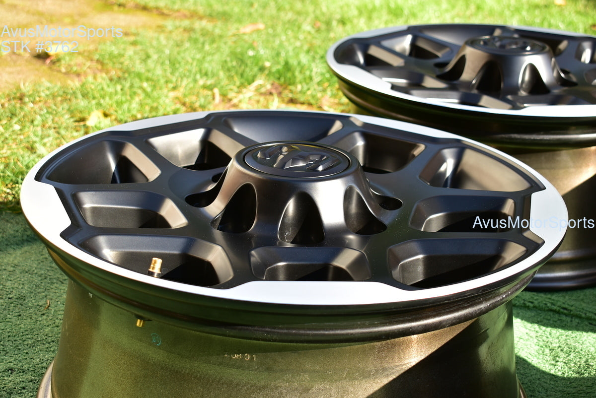 18" Dodge Ram 2500 3500 Laramie OEM Factory Wheels Black 2025 2026