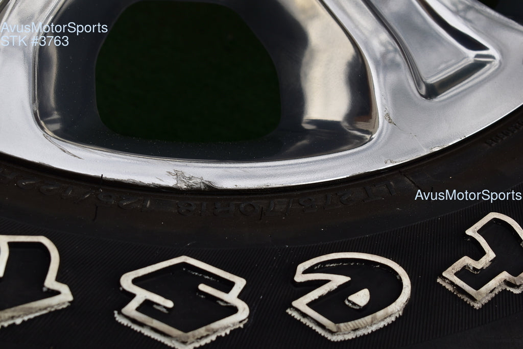 18" Dodge Ram 2500 3500 OEM Factory Polished Wheels Firestone AT2 Tire 2025 2024