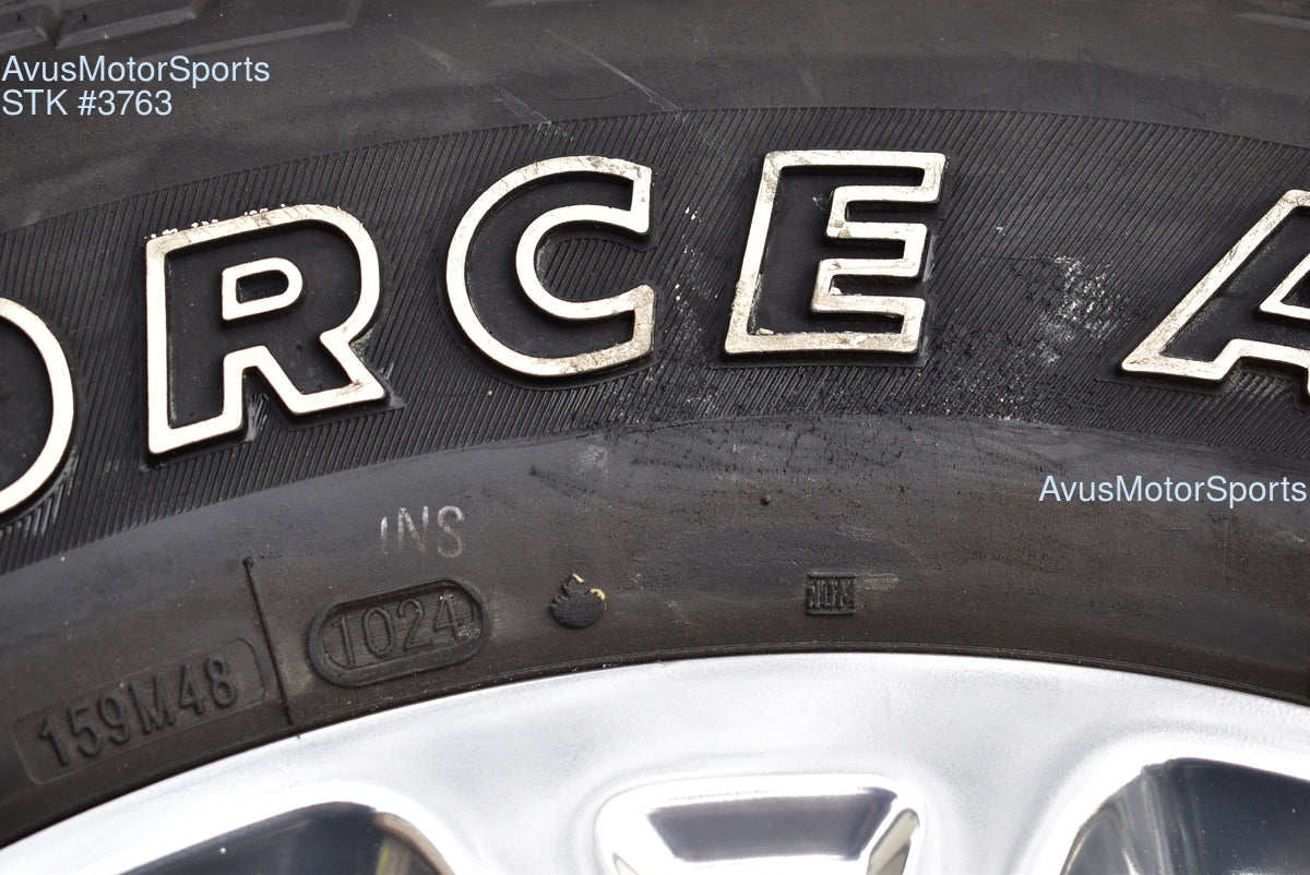 18" Dodge Ram 2500 3500 OEM Factory Polished Wheels Firestone AT2 Tire 2025 2024