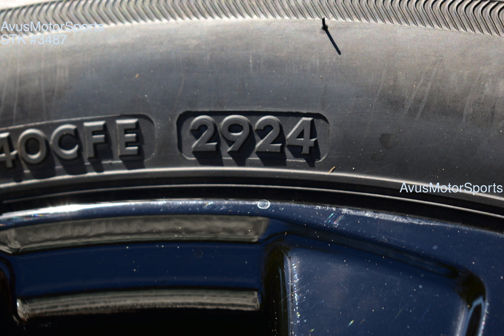 19" Toyota Venza NightShade Edition OEM Factory Black Wheels and tires