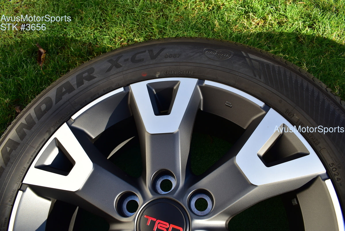 20" Toyota 4runner TRD Sport OEM Factory Wheels Tire Tundra Tacoma Sequoia GX550