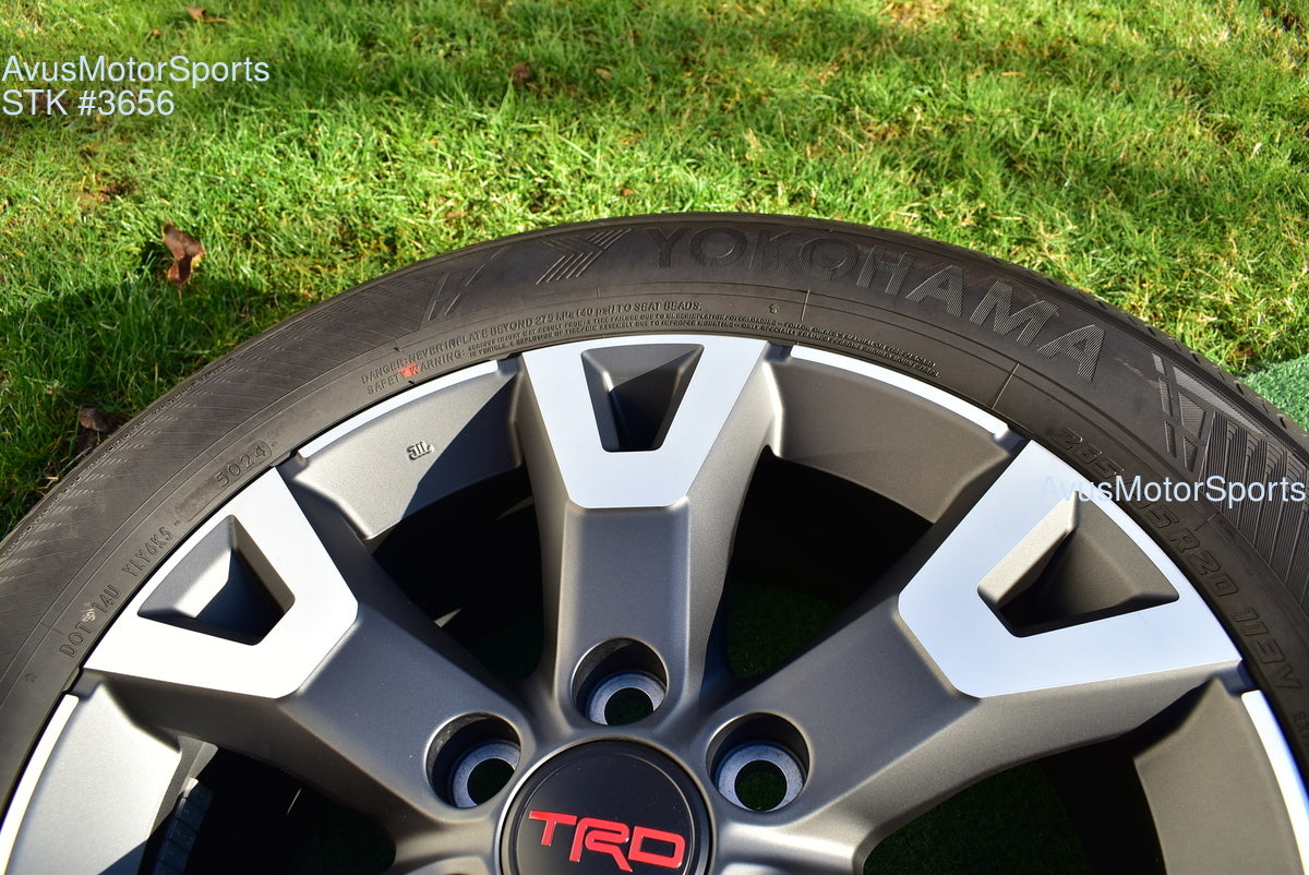 20" Toyota 4runner TRD Sport OEM Factory Wheels Tire Tundra Tacoma Sequoia GX550