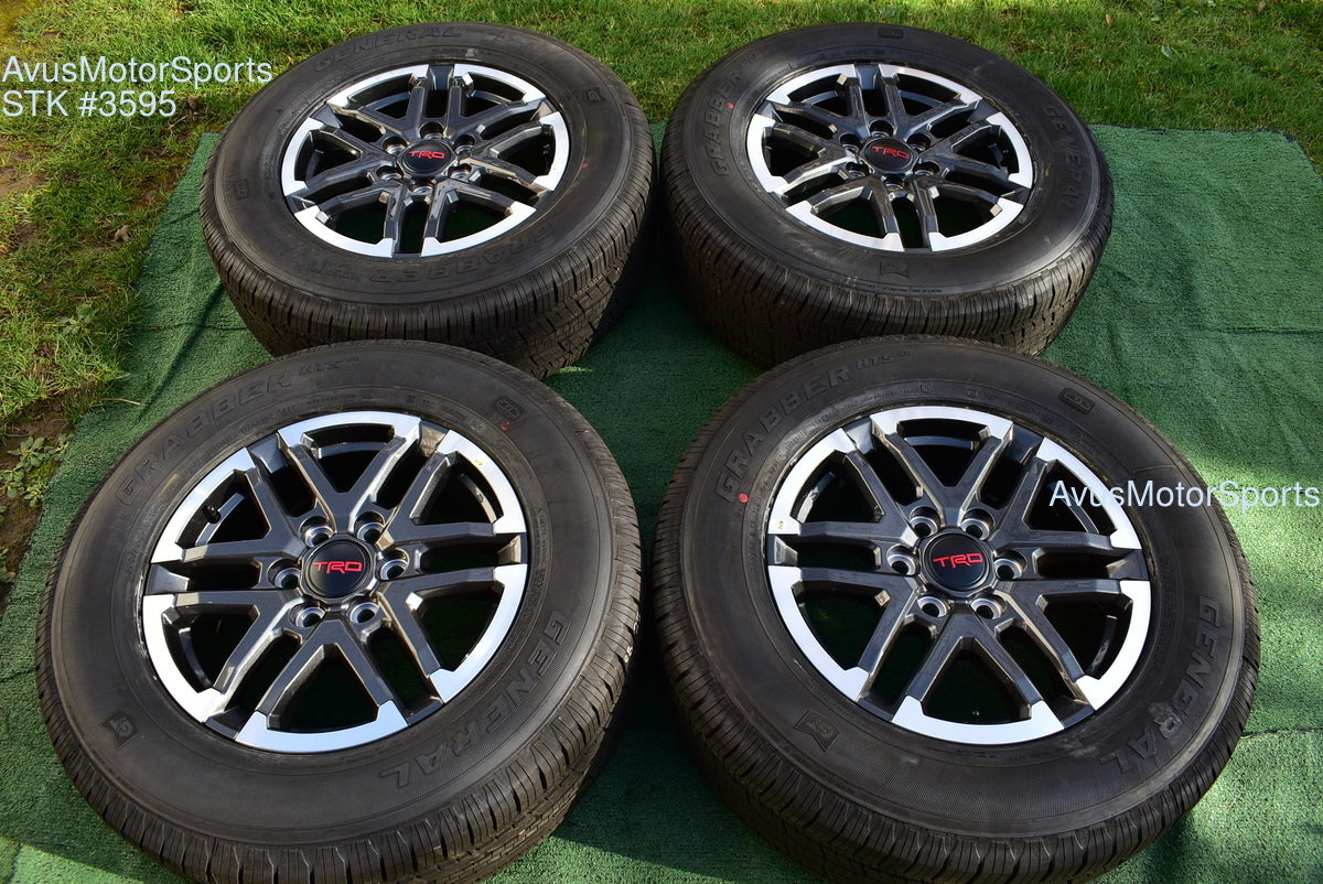18" TOYOTA TACOMA TRD Sport  OEM FACTORY WHEELS Tires Land Cruiser Tundra 2025