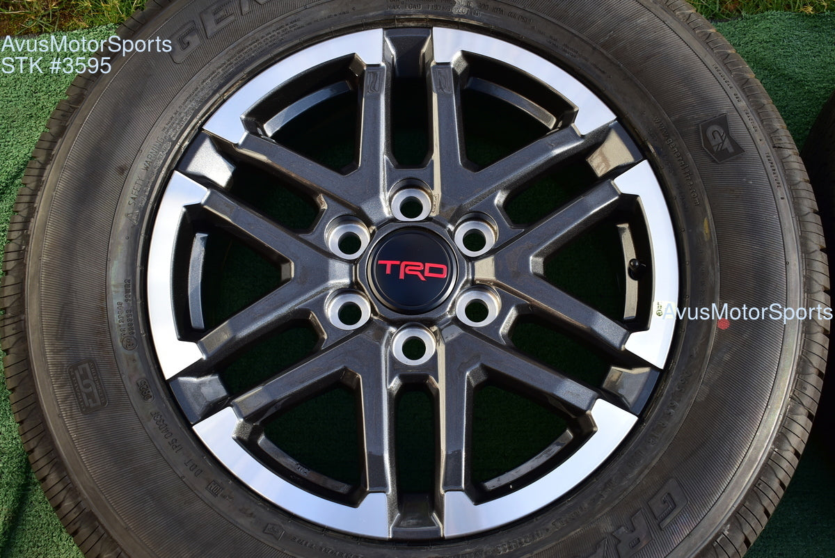 18" TOYOTA TACOMA TRD Sport  OEM FACTORY WHEELS Tires Land Cruiser Tundra 2025