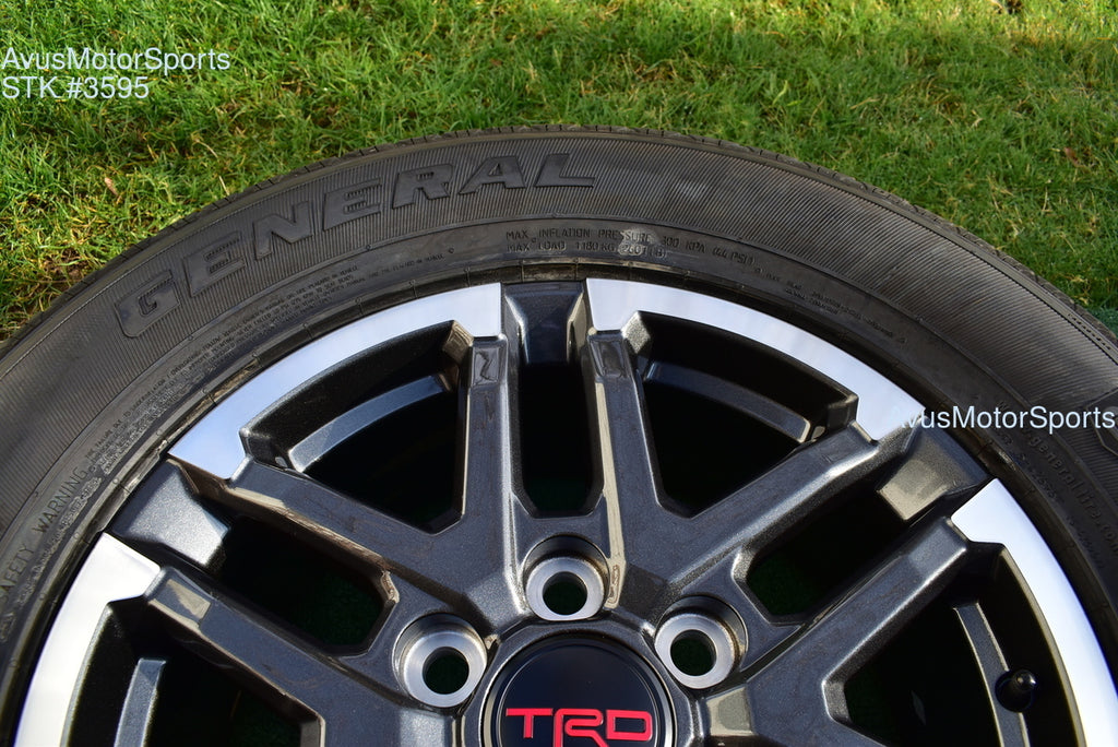 18" TOYOTA TACOMA TRD Sport  OEM FACTORY WHEELS Tires Land Cruiser Tundra 2025
