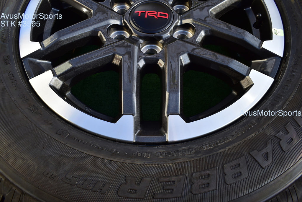 18" TOYOTA TACOMA TRD Sport  OEM FACTORY WHEELS Tires Land Cruiser Tundra 2025