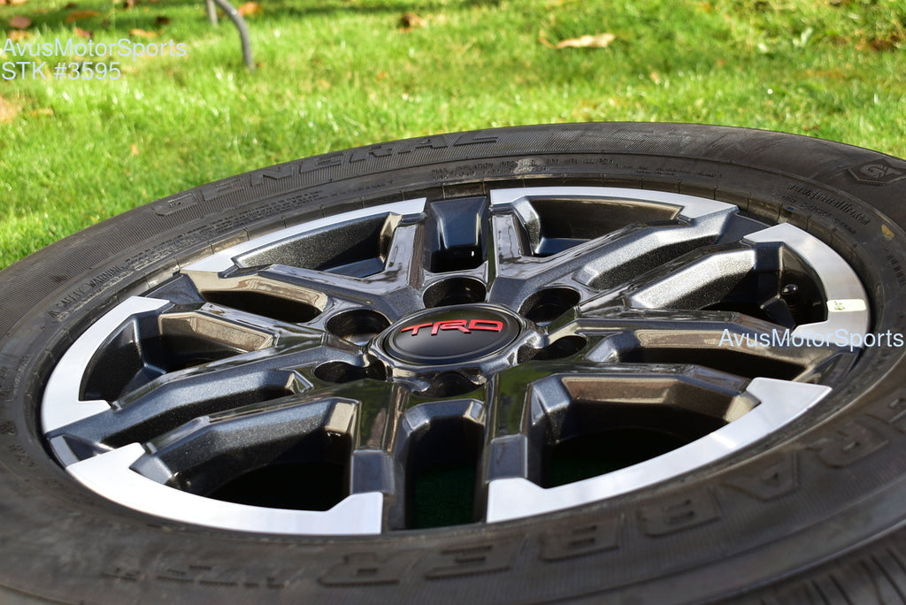 18" TOYOTA TACOMA TRD Sport  OEM FACTORY WHEELS Tires Land Cruiser Tundra 2025