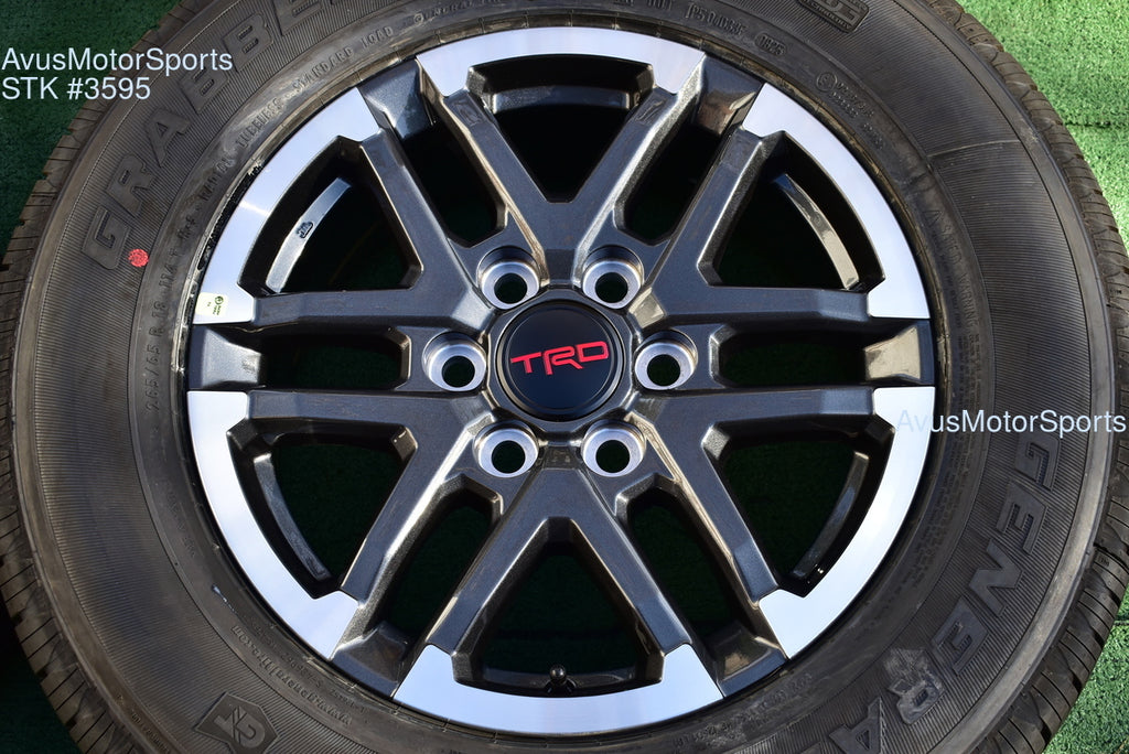 18" TOYOTA TACOMA TRD Sport  OEM FACTORY WHEELS Tires Land Cruiser Tundra 2025