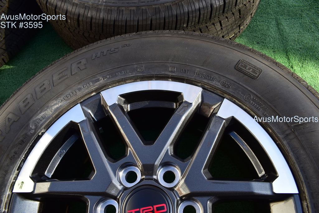 18" TOYOTA TACOMA TRD Sport  OEM FACTORY WHEELS Tires Land Cruiser Tundra 2025