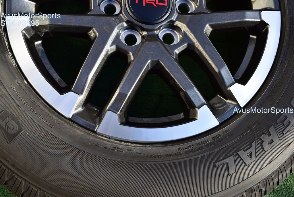 18" TOYOTA TACOMA TRD Sport  OEM FACTORY WHEELS Tires Land Cruiser Tundra 2025