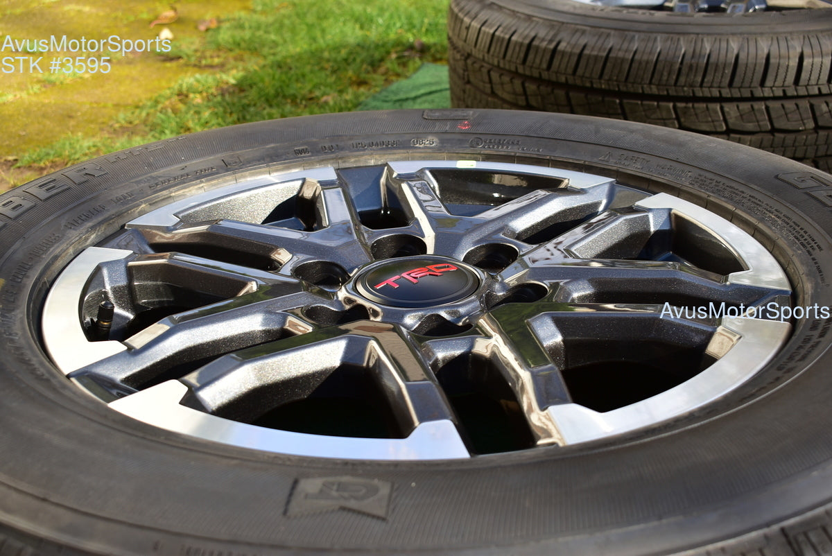 18" TOYOTA TACOMA TRD Sport  OEM FACTORY WHEELS Tires Land Cruiser Tundra 2025