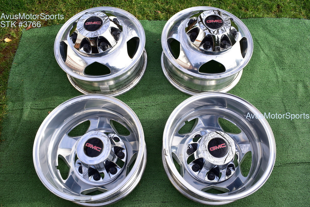 17" Chevy Silverado 3500 OEM Dually Alloy WHEELS GMC Sierra 2022 DRW