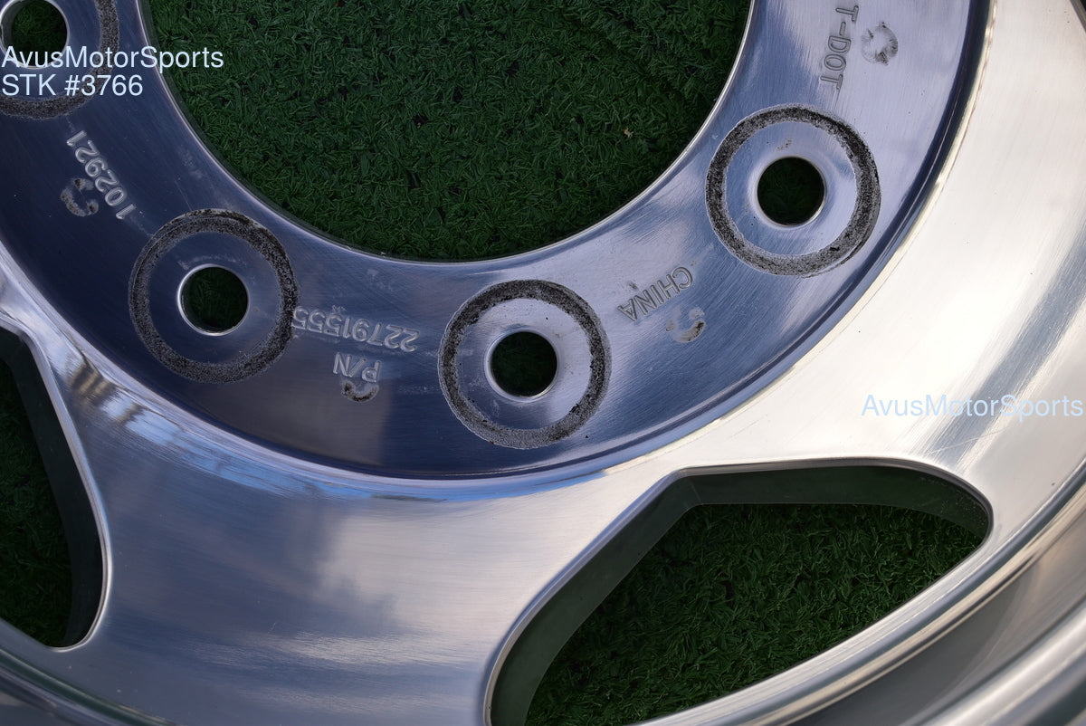 17" Chevy Silverado 3500 OEM Dually Alloy WHEELS GMC Sierra 2022 DRW